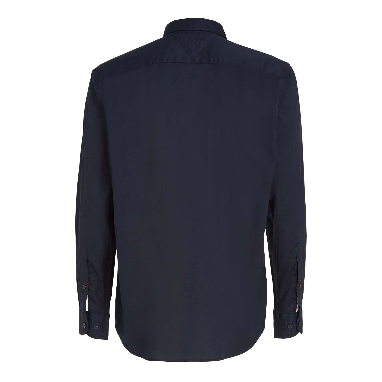 Blue - Back - Tommy Hilfiger Mens Core Flex Poplin Shirt