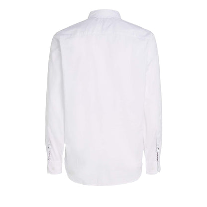 White - Back - Tommy Hilfiger Mens Core Flex Poplin Shirt