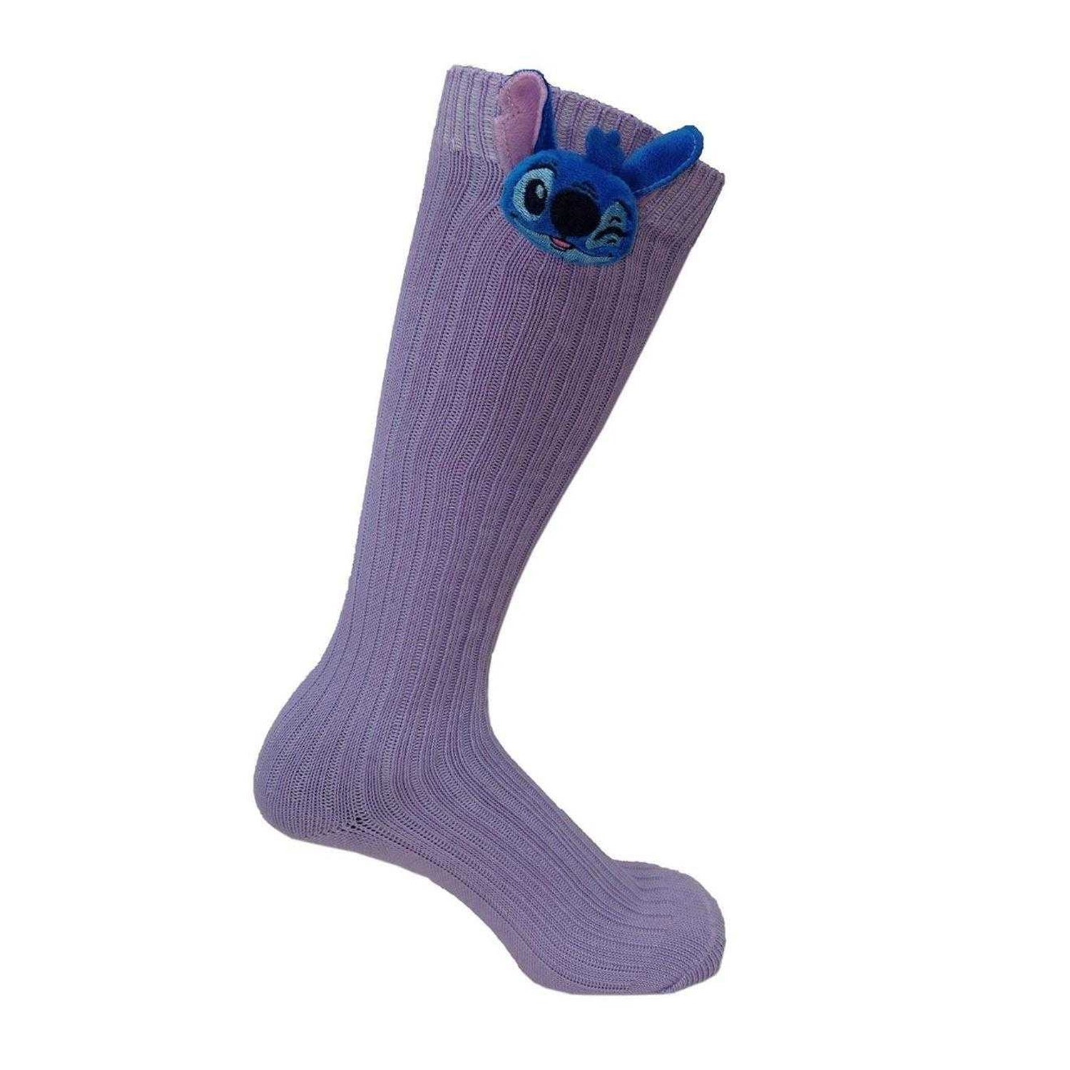 Multicoloured - Back - Lilo & Stitch Womens-Ladies Knee High Socks (Pack of 3)
