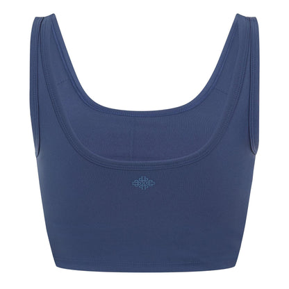 Dark Navy - Back - Couture Womens-Ladies Jersey Sports Bra