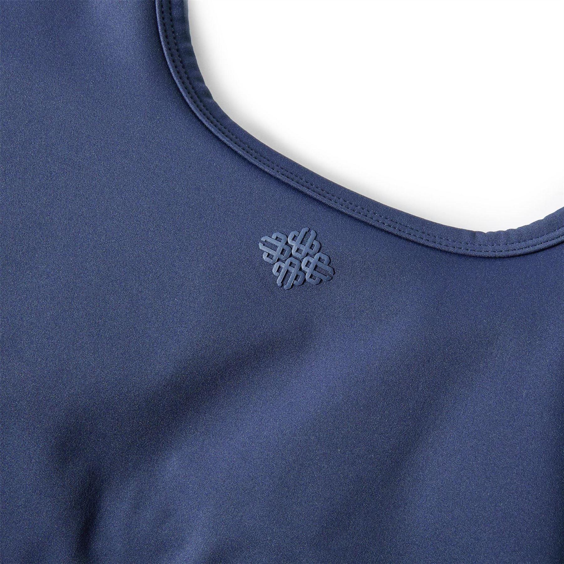 Dark Navy - Side - Couture Womens-Ladies Jersey Sports Bra