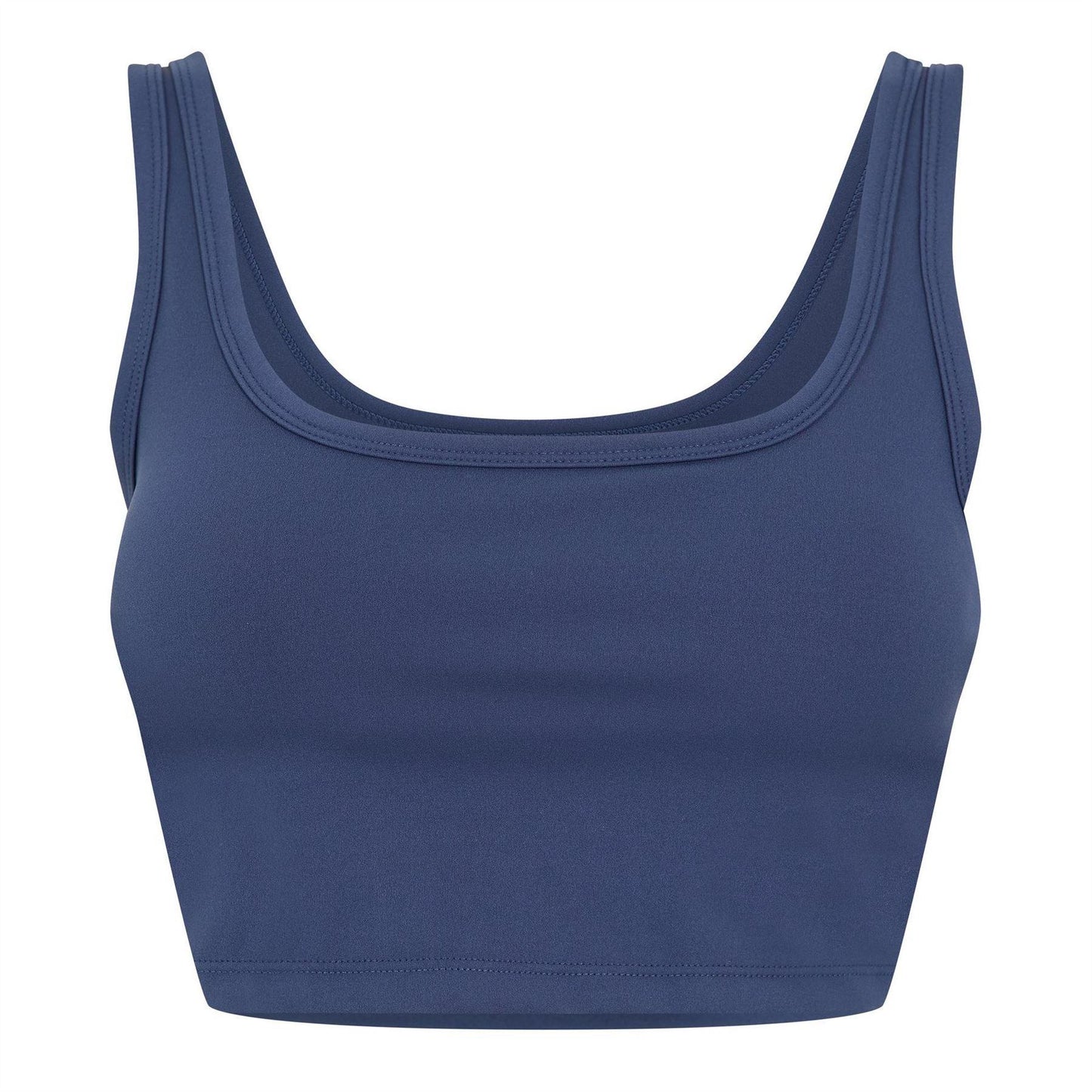 Dark Navy - Front - Couture Womens-Ladies Jersey Sports Bra