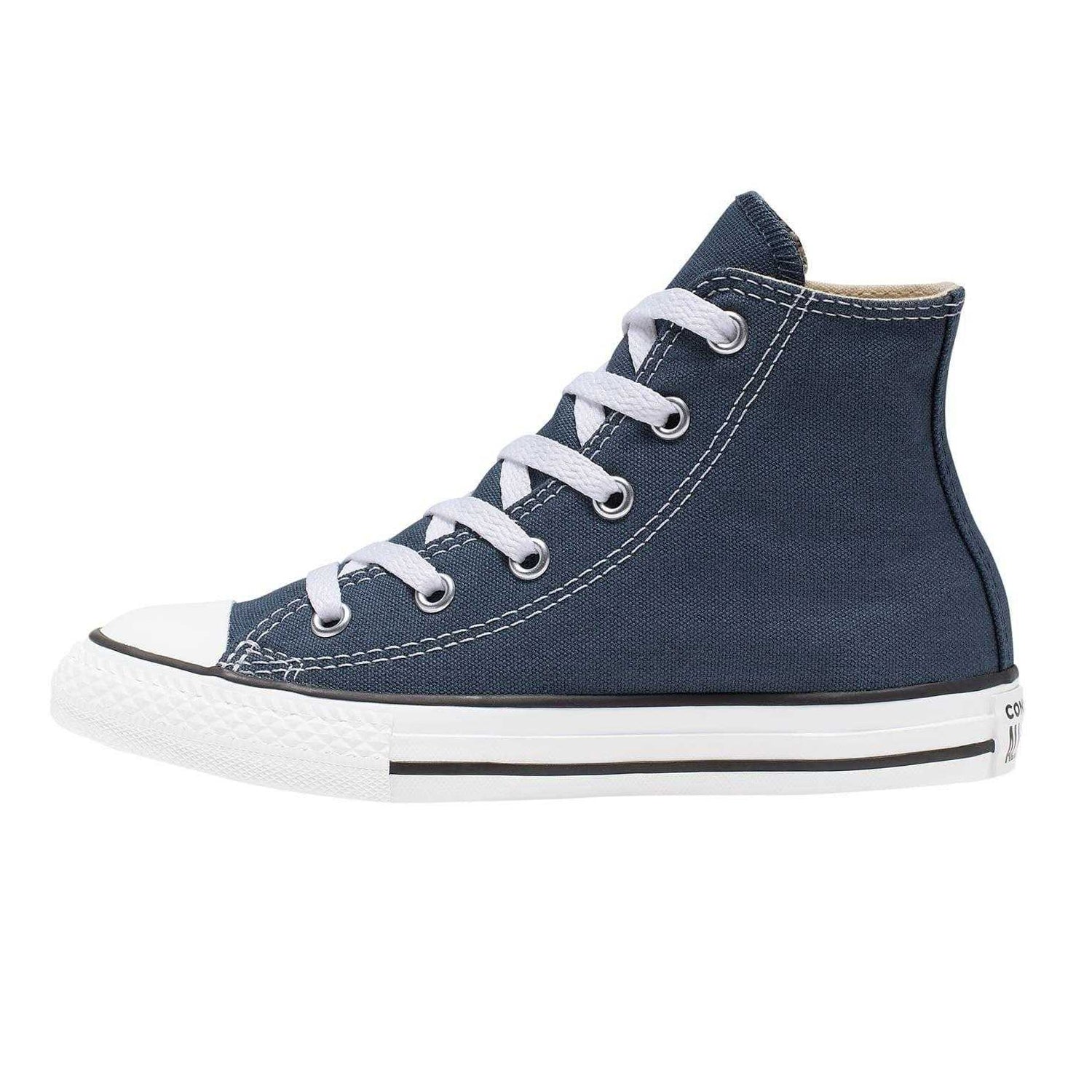 Navy - Back - Converse Childrens-Kids Chuck Canvas High Cut Trainers