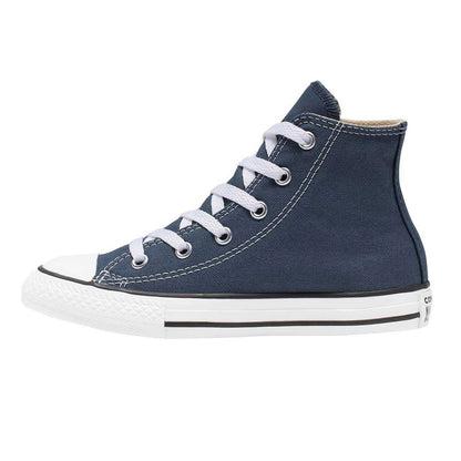 Navy - Back - Converse Childrens-Kids Chuck Canvas High Cut Trainers