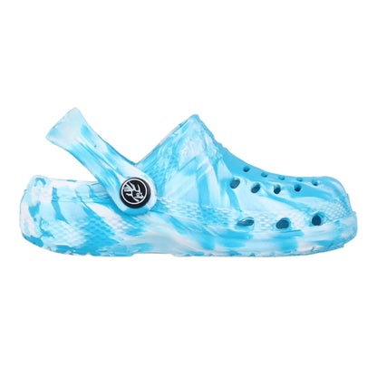 Blue - Front - Hot Tuna Baby Marble Clogs