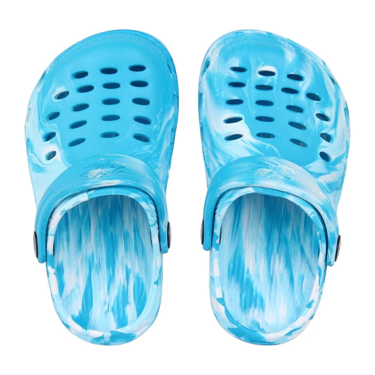 Blue - Lifestyle - Hot Tuna Baby Marble Clogs