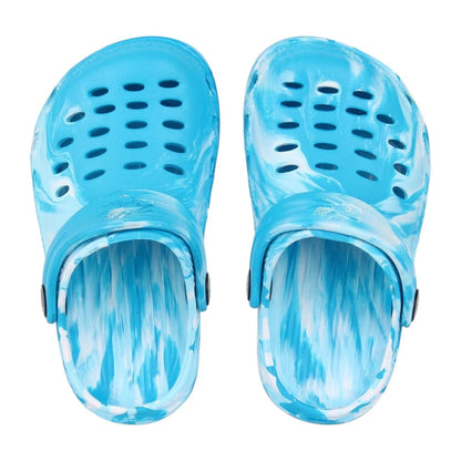 Blue - Lifestyle - Hot Tuna Baby Marble Clogs