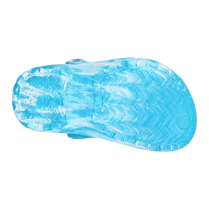 Blue - Pack Shot - Hot Tuna Baby Marble Clogs