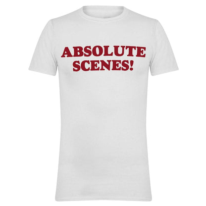 White - Front - AWD Unisex Adult Absolute Scenes Printed Cotton Jersey T-Shirt