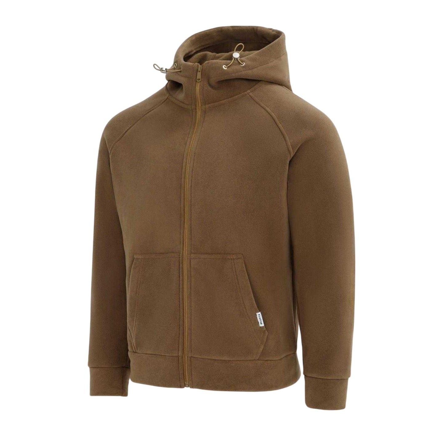 Dark Khaki - Side - Firetrap Mens Fleece Jacket