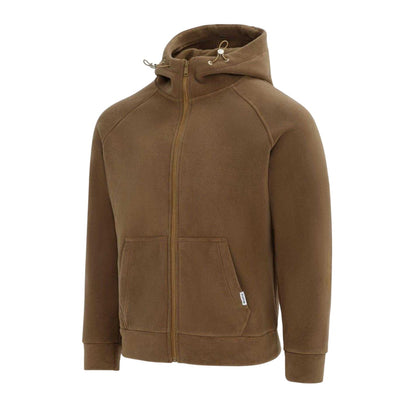 Dark Khaki - Side - Firetrap Mens Fleece Jacket