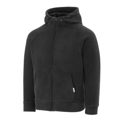 Grey - Side - Firetrap Mens Fleece Jacket