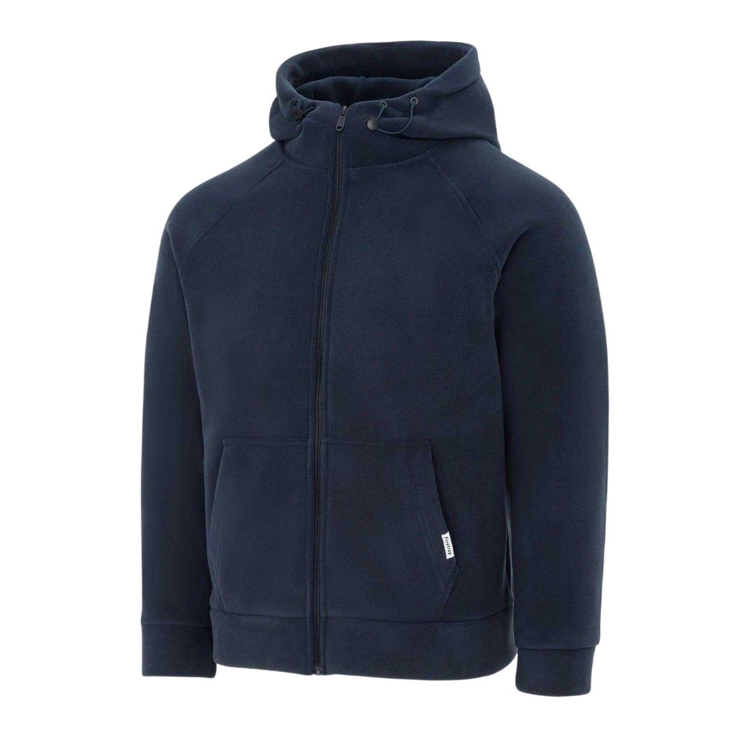 Navy - Side - Firetrap Mens Fleece Jacket