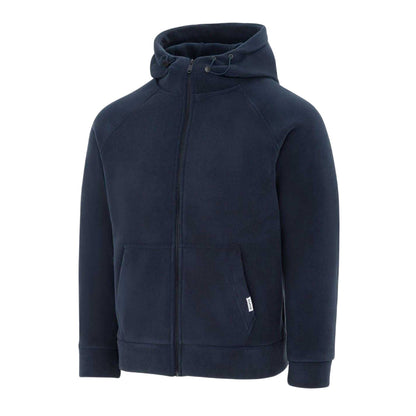 Navy - Side - Firetrap Mens Fleece Jacket
