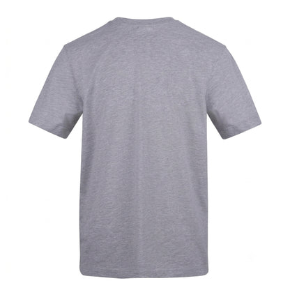 Grey - Back - AWD Unisex Adult Funky Bubble Text Cotton T-Shirt