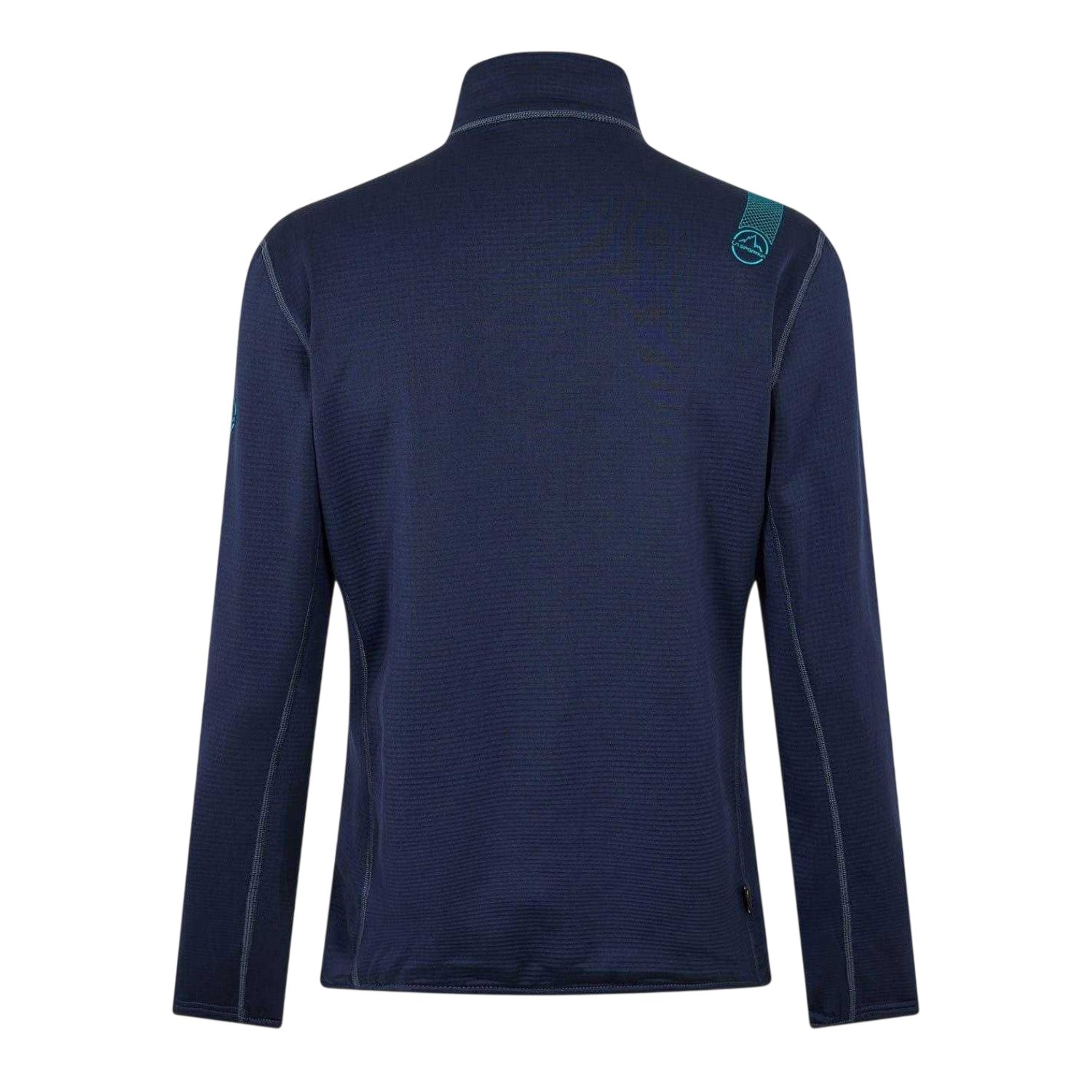Deep Sea - Back - La Sportiva Mens Patterned Fleece Jacket