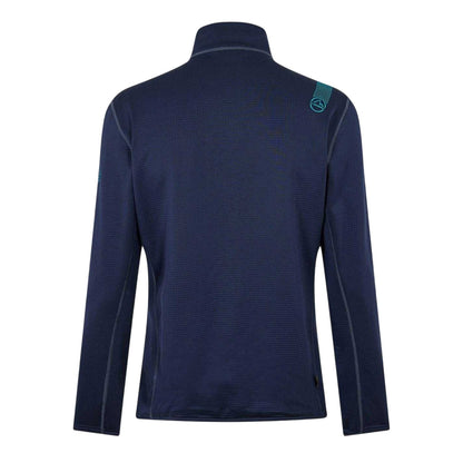 Deep Sea - Back - La Sportiva Mens Patterned Fleece Jacket