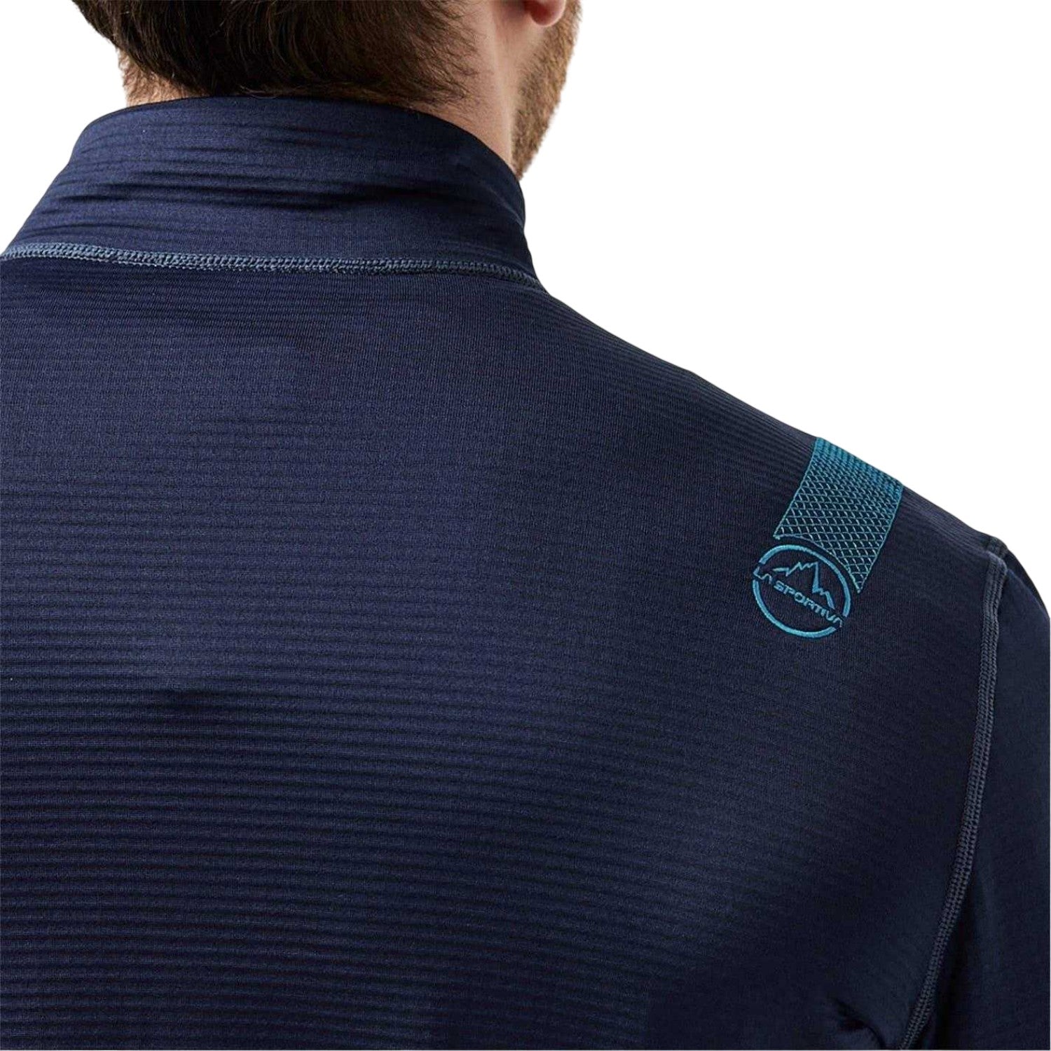 Deep Sea - Side - La Sportiva Mens Patterned Fleece Jacket