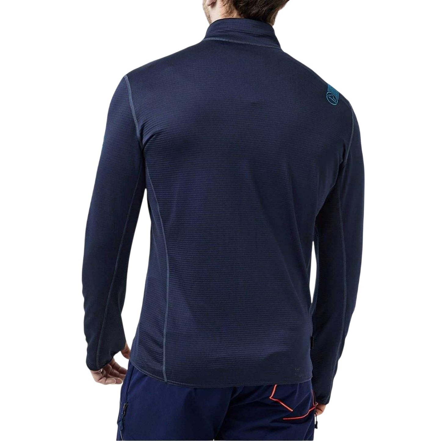 Deep Sea - Pack Shot - La Sportiva Mens Patterned Fleece Jacket