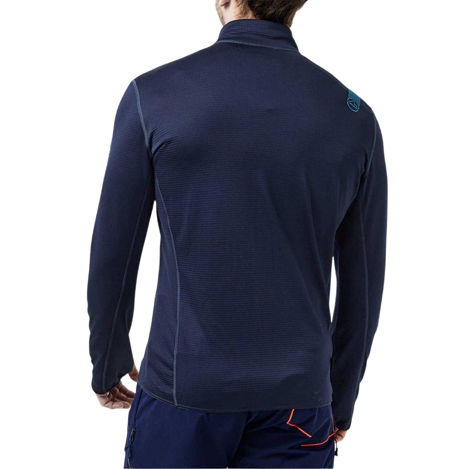 Deep Sea - Pack Shot - La Sportiva Mens Patterned Fleece Jacket