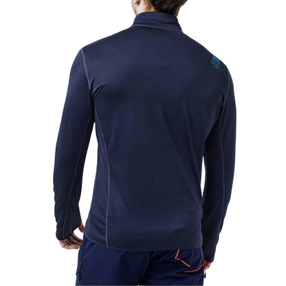 Deep Sea - Pack Shot - La Sportiva Mens Patterned Fleece Jacket