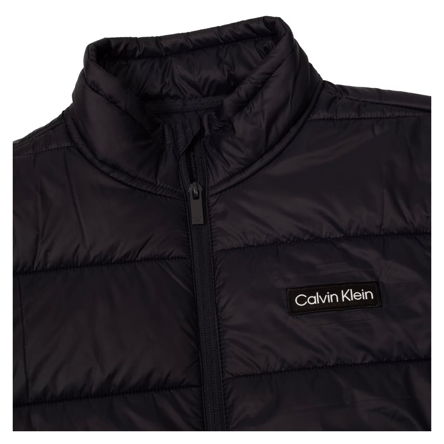 Grey - Side - Calvin Klein Mens Performance Lightweight Puffer Jacket