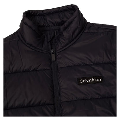 Grey - Side - Calvin Klein Mens Performance Lightweight Puffer Jacket