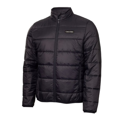 Grey - Front - Calvin Klein Mens Performance Lightweight Puffer Jacket