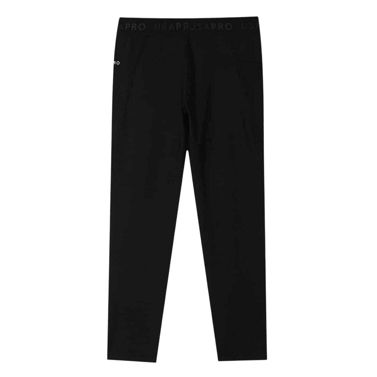 Black - Back - USA Pro Girls Regular Leggings