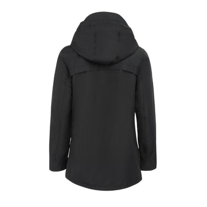 Black - Back - Gelert Womens-Ladies Coast Stormlite Hooded Waterproof Jacket