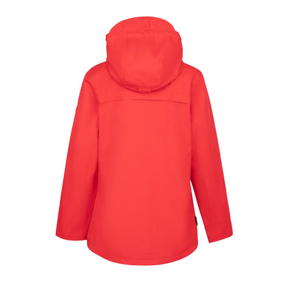 Red - Back - Gelert Womens-Ladies Coast Stormlite Hooded Waterproof Jacket