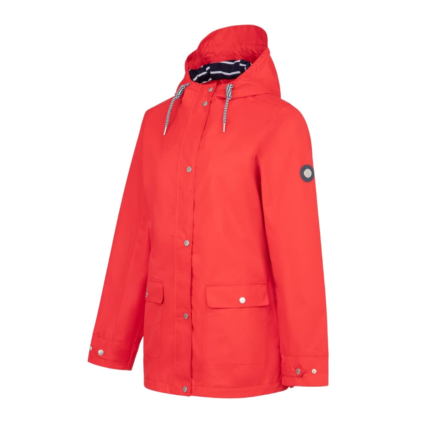 Red - Side - Gelert Womens-Ladies Coast Stormlite Hooded Waterproof Jacket