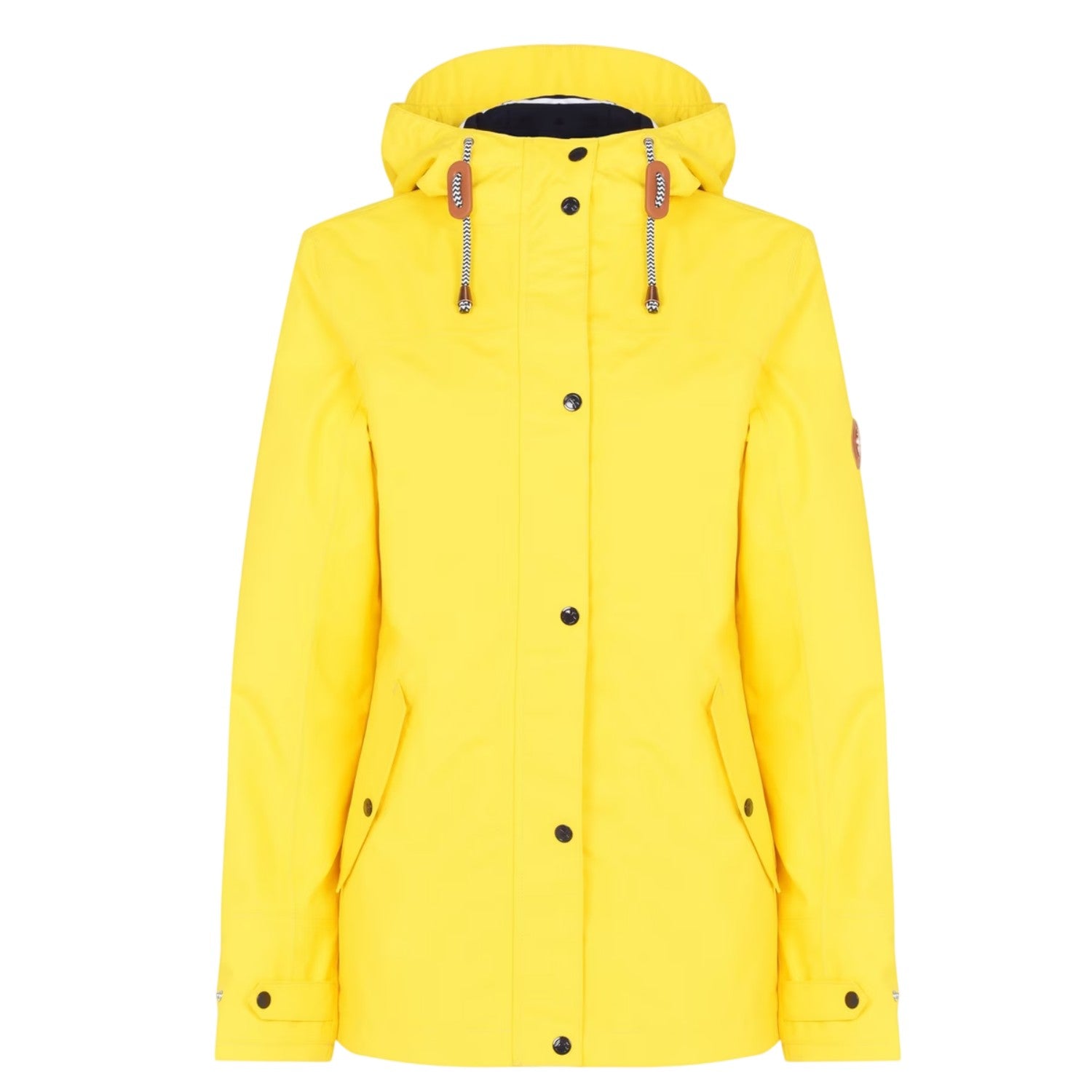 Yellow - Front - Gelert Womens-Ladies Coast Stormlite Hooded Waterproof Jacket