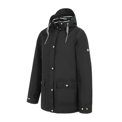 Black - Side - Gelert Womens-Ladies Coast Stormlite Hooded Waterproof Jacket