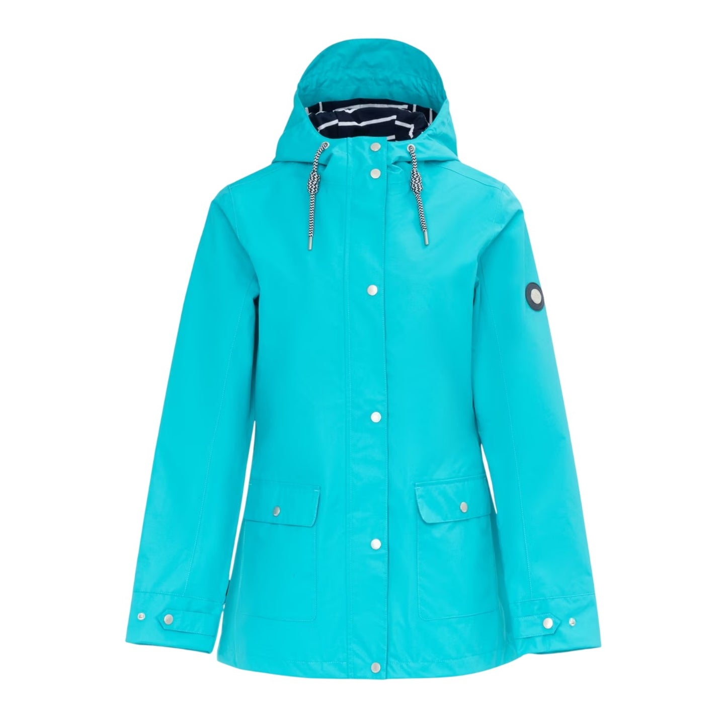 Blue - Front - Gelert Womens-Ladies Coast Stormlite Hooded Waterproof Jacket