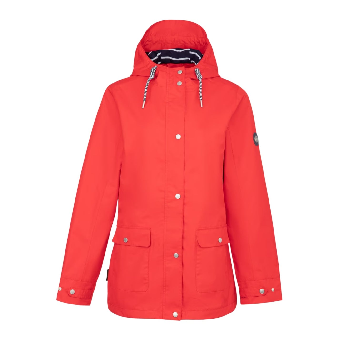 Red - Front - Gelert Womens-Ladies Coast Stormlite Hooded Waterproof Jacket