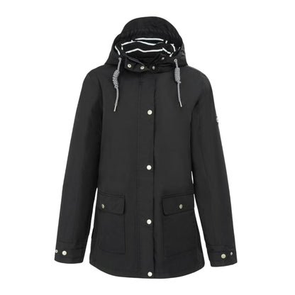 Black - Front - Gelert Womens-Ladies Coast Stormlite Hooded Waterproof Jacket
