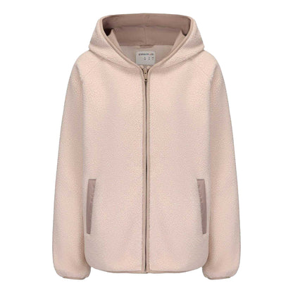 Beige - Front - SoulCal Womens-Ladies Relaxed Fit Fleece Jacket