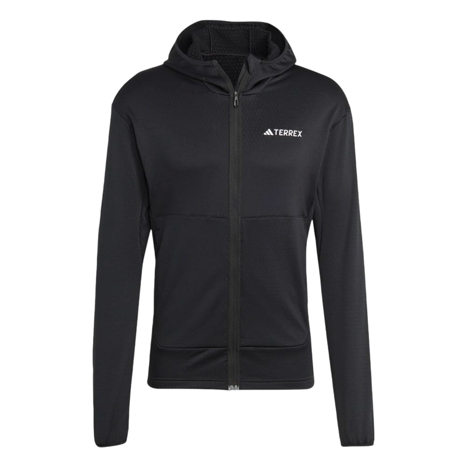 Black - Front - Adidas Mens Terrex Xperior Lightweight Fleece Jacket