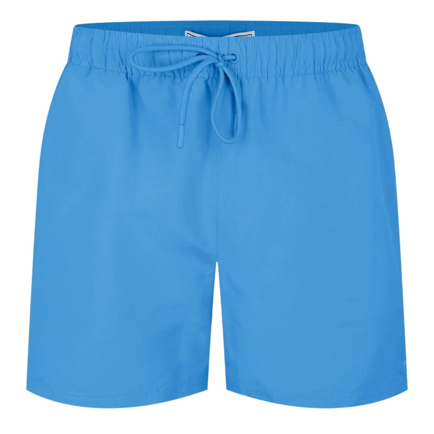 Harbour Blue - Front - Jack Wills Mens Embroidered Logo Mid Length Swim Shorts