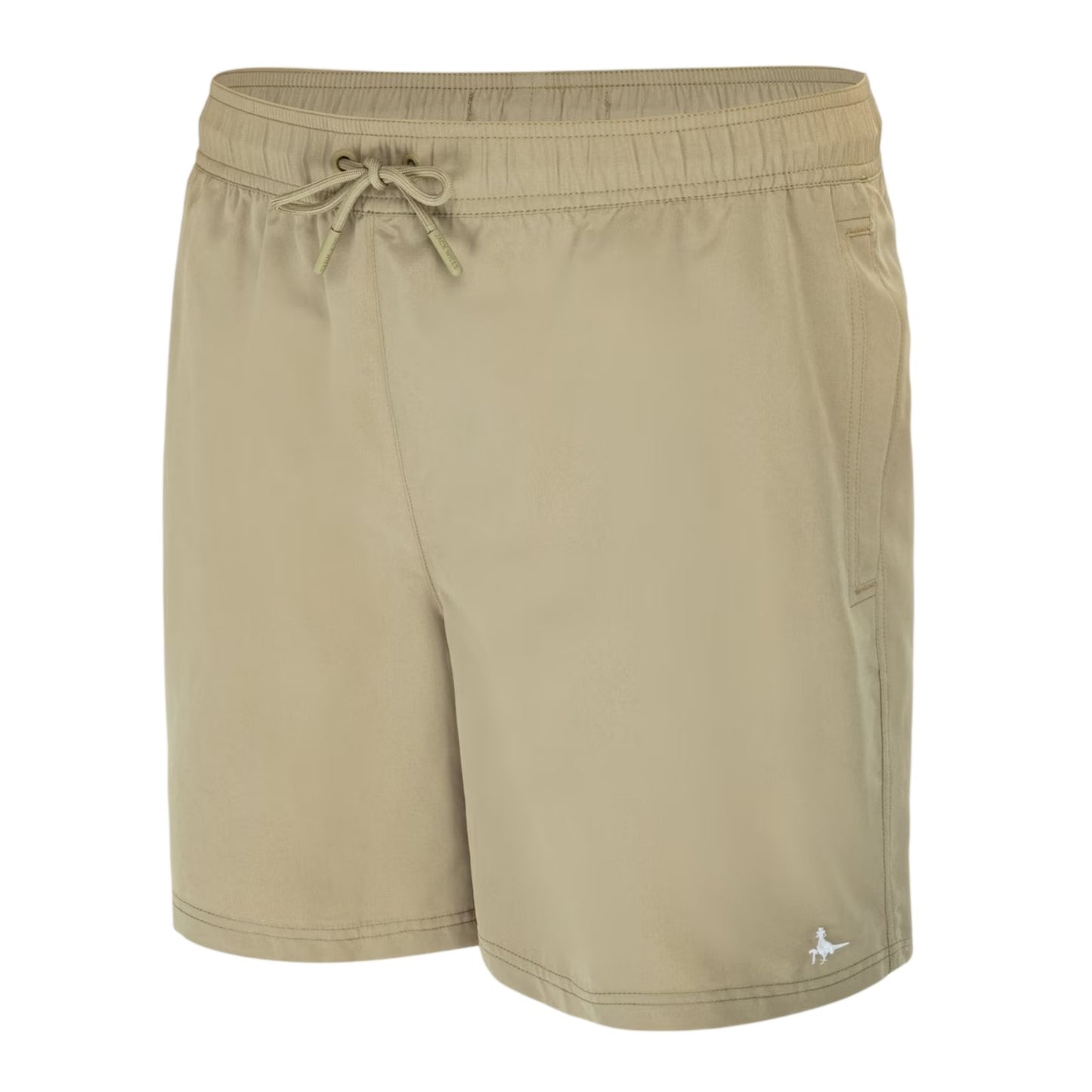 Light Green - Side - Jack Wills Mens Embroidered Logo Mid Length Swim Shorts