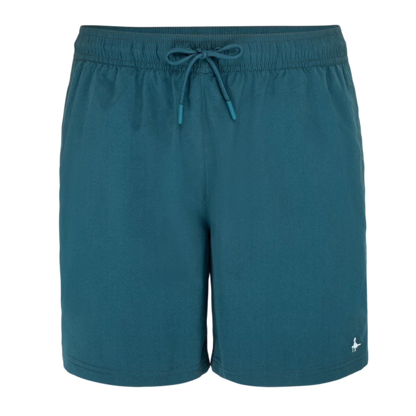 Blue - Front - Jack Wills Mens Embroidered Logo Mid Length Swim Shorts