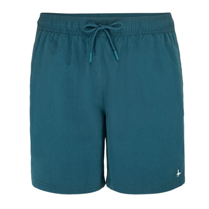 Blue - Front - Jack Wills Mens Embroidered Logo Mid Length Swim Shorts