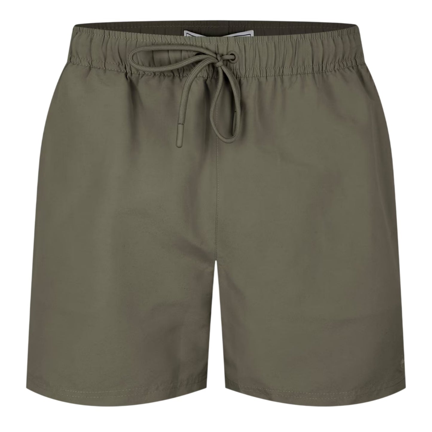 Olive - Front - Jack Wills Mens Embroidered Logo Mid Length Swim Shorts