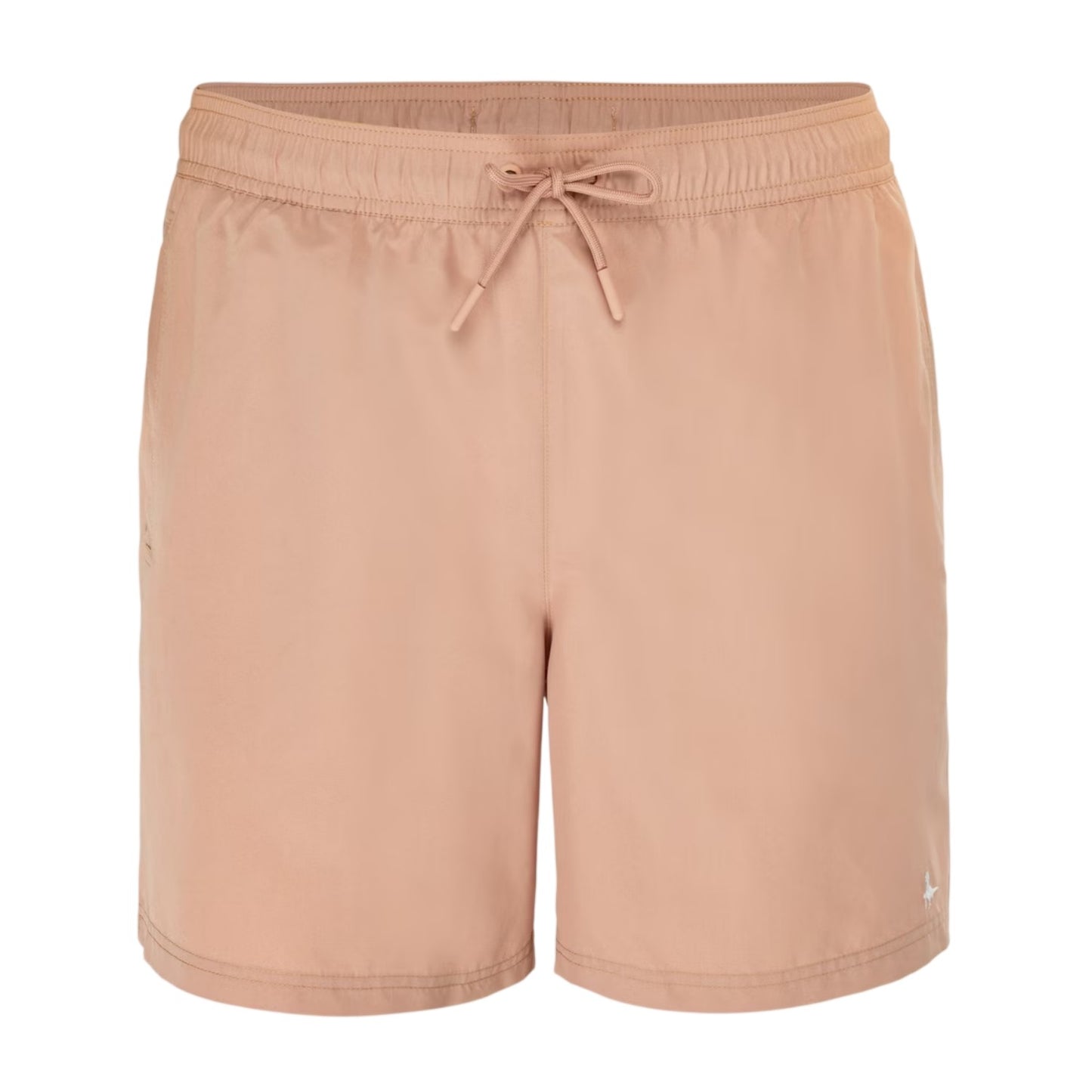 Pink - Front - Jack Wills Mens Embroidered Logo Mid Length Swim Shorts