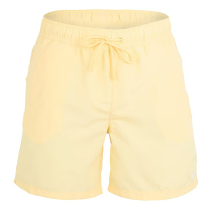 Soft Yellow - Front - Jack Wills Mens Embroidered Logo Mid Length Swim Shorts
