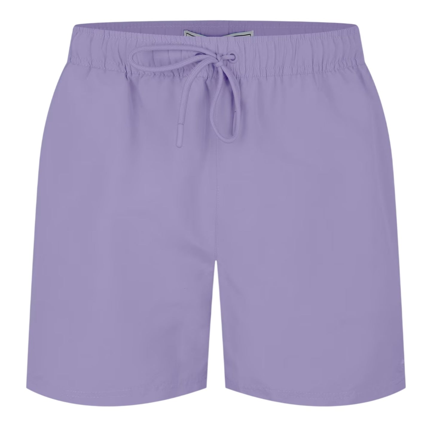 Bright Lilac - Front - Jack Wills Mens Embroidered Logo Mid Length Swim Shorts