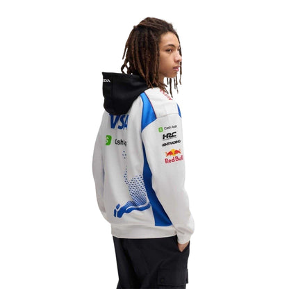 White - Back - Hugo Mens 2025 Oracle Red Bull Racing Fleece Top