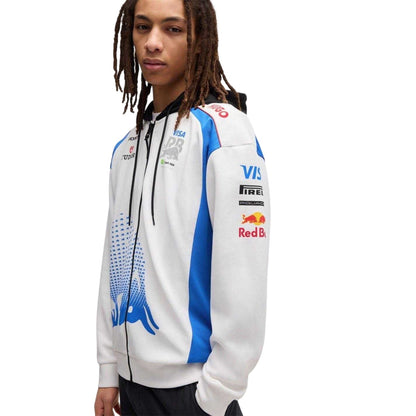 White - Side - Hugo Mens 2025 Oracle Red Bull Racing Fleece Top