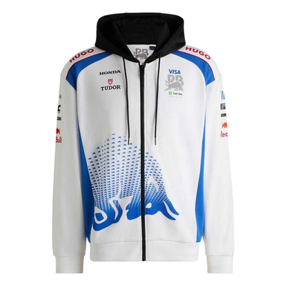 White - Front - Hugo Mens 2025 Oracle Red Bull Racing Fleece Top